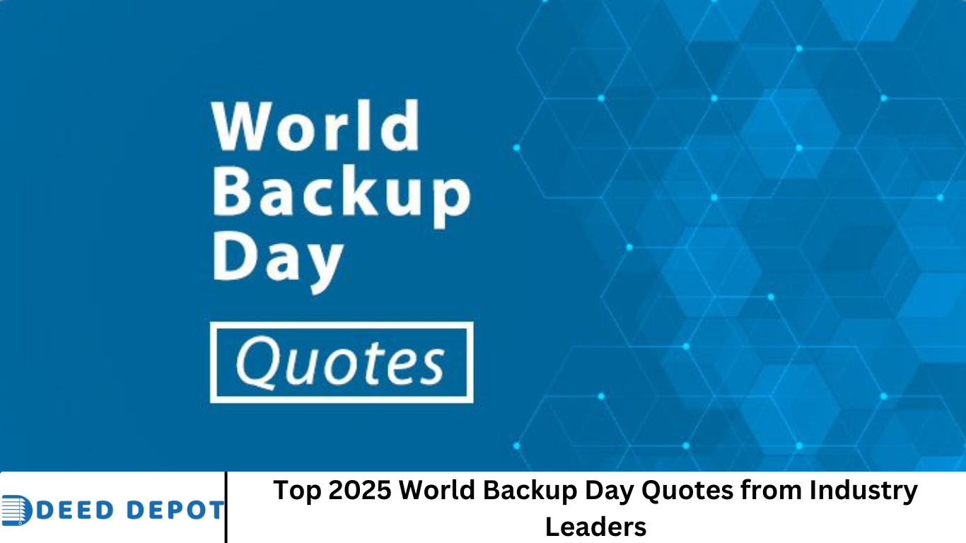 Top 2025 World Backup Day Quotes from Industry Leaders
