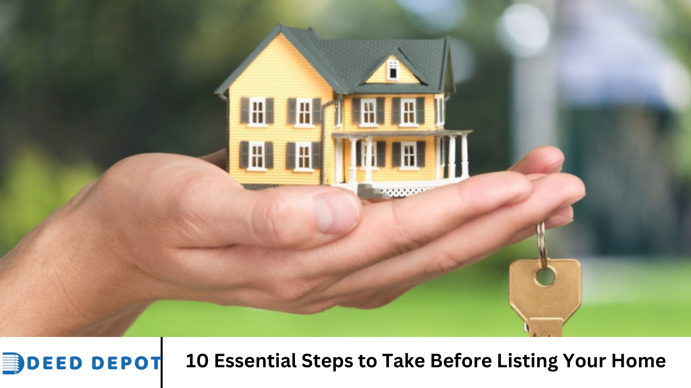 10 Essential Steps to Take Before Listing Your Home